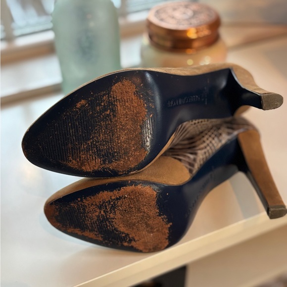 Rebecca Minkoff The Dante Snake embossed leather and suede booties size 8 - Picture 5 of 6